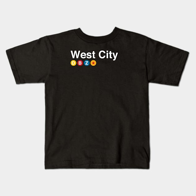 West City Kids T-Shirt by huckblade